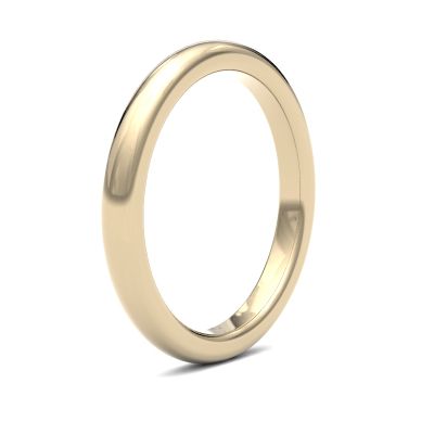 James Moore Wedding Rings | 9ct Yellow Gold | 2.5mm | ExtraHeavy | Premium Court | AG_2.5LZP-9Y
