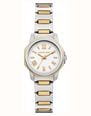 Michael Kors Women's Prescott Two Tone Stainless Steel White Dial Watch MK7686