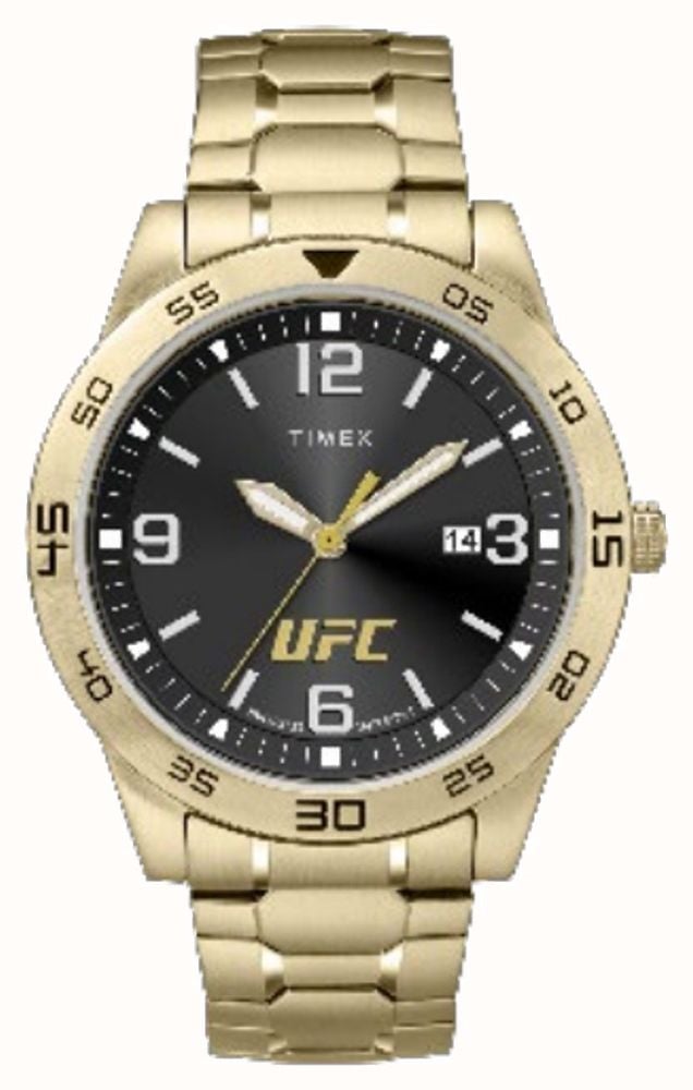 Timex Legend Black Dial Gold PVD Stainless Steel TW2V56400