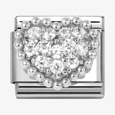 Nomination Classic Heart Cubic Zirconia Charm 330322/07