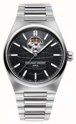 Frederique Constant Highlife Heartbeat Auto | Stahlarmband | schwarzes Zifferblatt FC-310B4NH6B