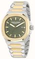 Aston Martin GPQ Icon Quartz (42mm) Bertelli Green Dial / Two-Tone Stainless Steel Bracelet MTIG3F603 - alternate view 2