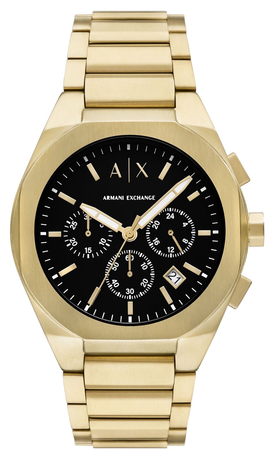 Armani Exchange Chronographe homme (42 mm) cadran noir / montre