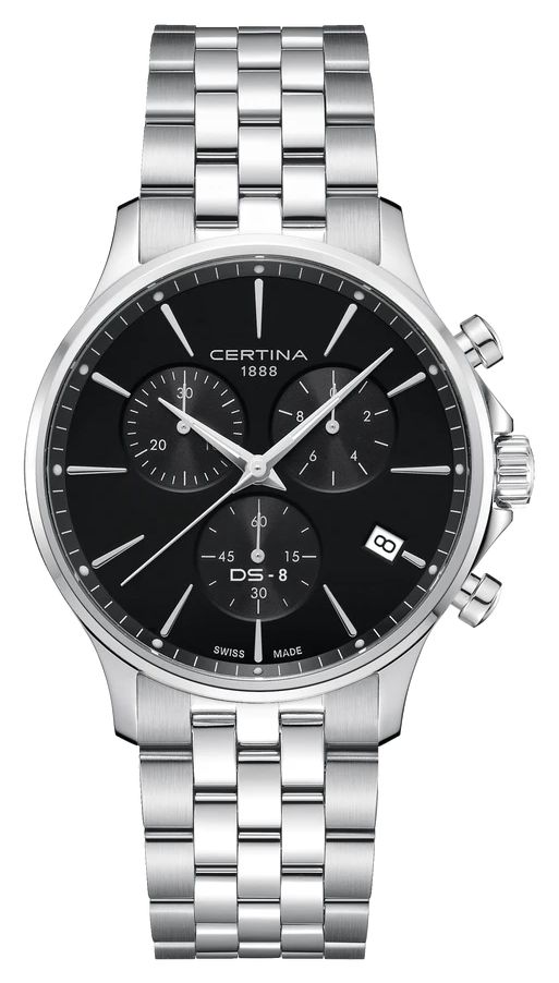 Certina homme ds-8 chrono (41 mm) cadran noir / montre