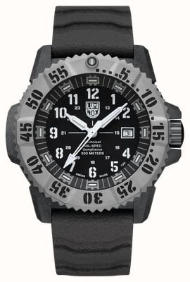 Luminox MIL-SPEC 3350 Series (46mm) Black Dial / Black Rubber and Black Camo Strap Set XL.3351.1.SET