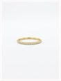 0.10ct Round Brilliant Natural Diamond 18ct Yellow Gold Half Eternity Ring SR3686YG