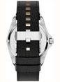 Diesel Stinger Black Blak Dail Leather Watch DZ2248 - vista alternativa 3