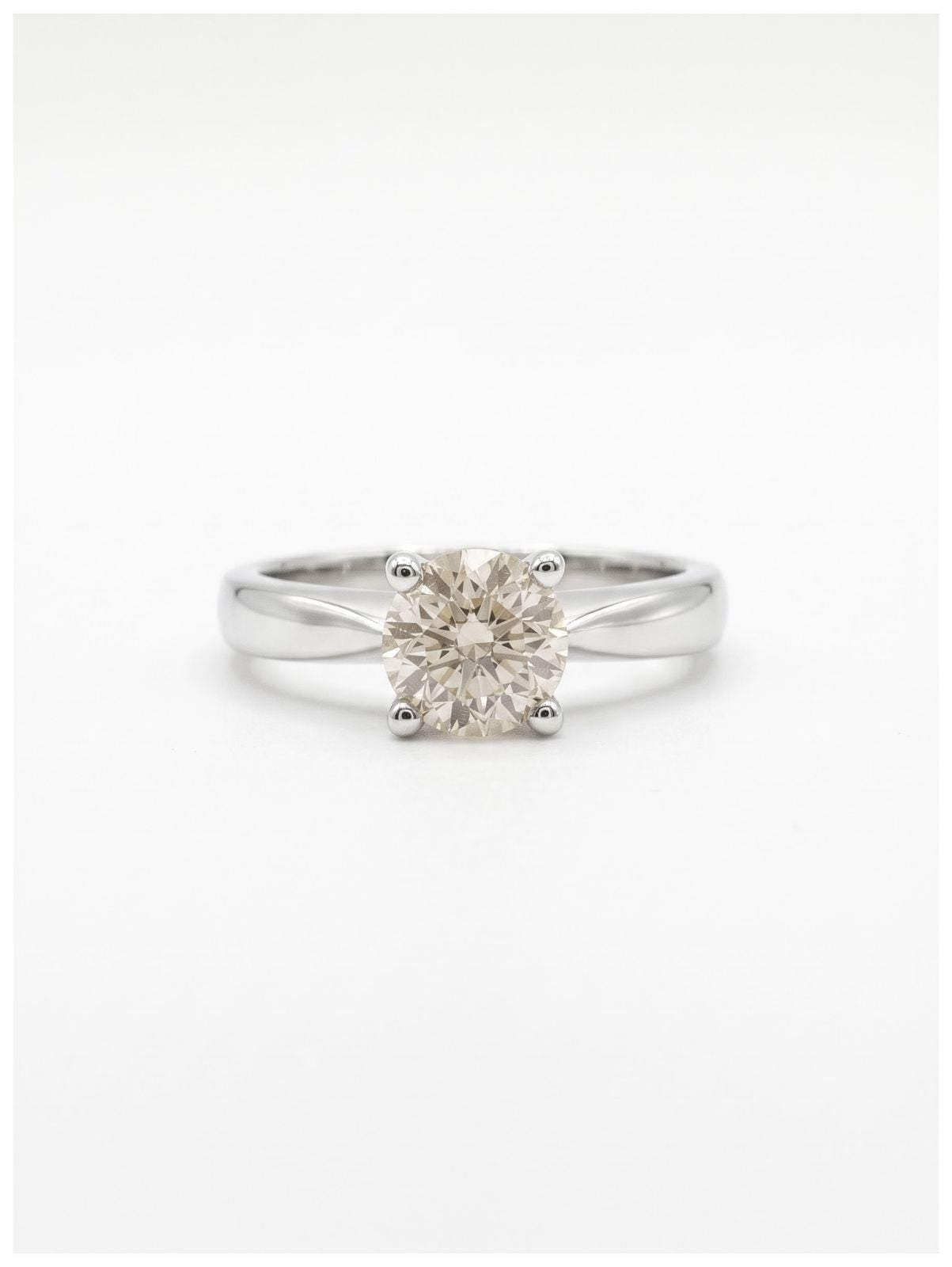 James Moore & Co 1.02ct Round Brilliant Natural Diamond 18ct Jewellery