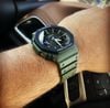 Customer picture of Casio G-choc | noyau de carbone | bracelet en caoutchouc vert | affichage numérique GA-2110SU-3AER