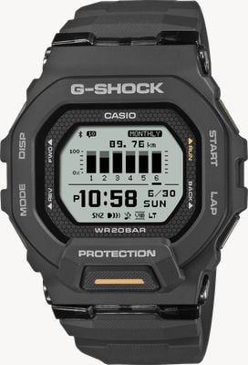 Casio Часы G-Shock G-Squad серия GBD-200 (45,9 мм) MIP позитивный дисплей / чёрный полимерный браслет GBD-200-1A1ER