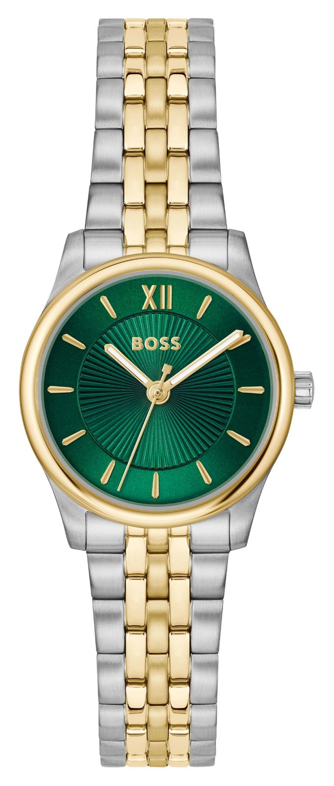 BOSS Elegante Mina Quarzuhr mit drei Zeigern (25 mm), grü uhr-image-207897