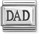 Nomination Classic Dad Sterling Silver & Steel Charm 330102/63