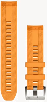Garmin Quickfit® 22 MARQ Watch Strap Only - Spark Orange Silicone Strap 010-13225-04