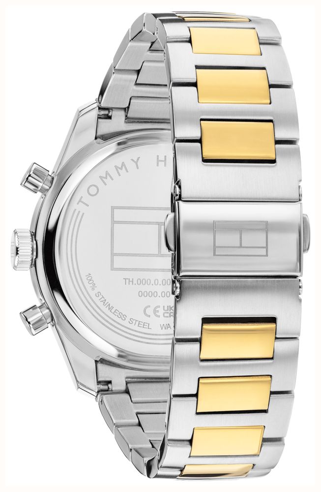 Tommy Hilfiger Hampton Green Dial Two Tone Bracelet Watch 1792279 - alternate view 3