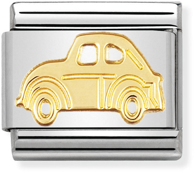 Nomination Classic Car 18ct Gold & Steel Charm 030108/05