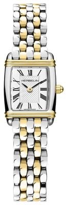 Herbelin Art Déco Quartz (17.8mm) Silver Dial / Two-Tone Stainless Steel Bracelet 17438BT08