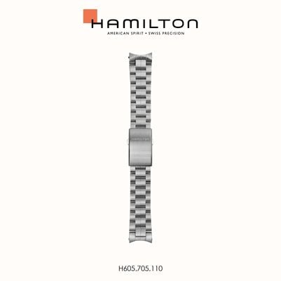 Hamilton Straps Apenas pulseira masculina de aço inoxidável H695705110
