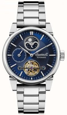 Ingersoll THE SWING Automatic (45mm) Blue Dial / Stainless Steel Bracelet I07501