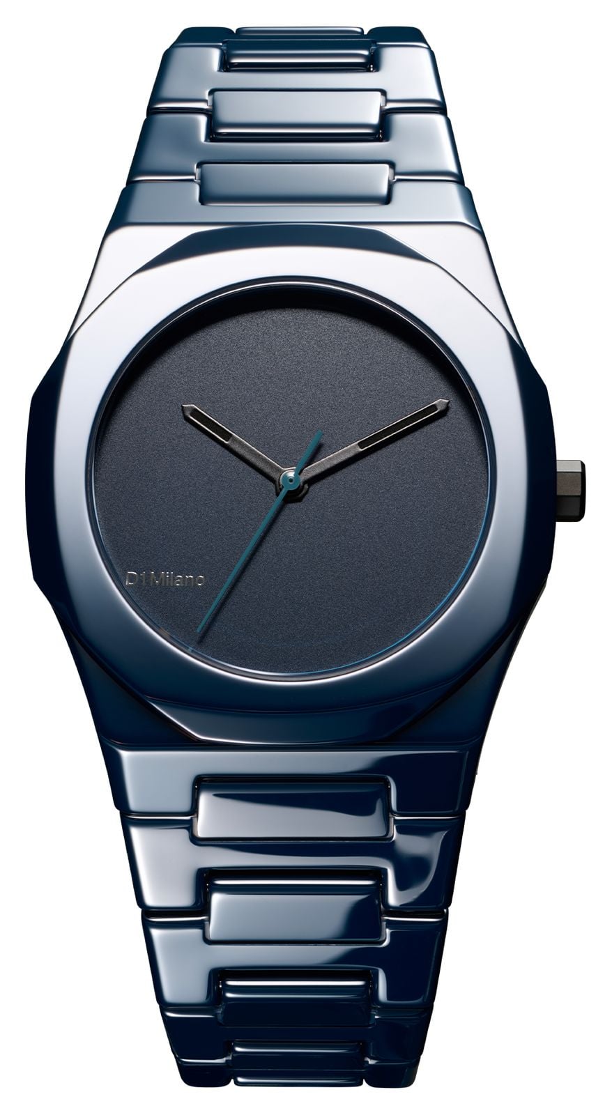 D1 Milano Ceramica Pure Blue 37mm Matte Blue Dial  Blue Watch
