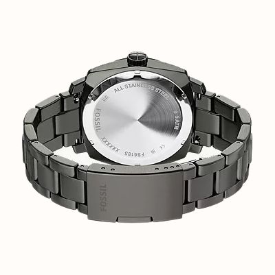 Fossil Machine 41 mm Three-Hand Date Smoke Stainless Steel Watch FS6185 - vista alternativa 5