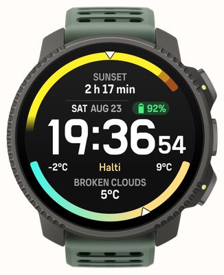 Suunto VERTICAL 2 Titanium AMOLED Outdoor Adventure Watch (49mm) Sage Green SS051209000