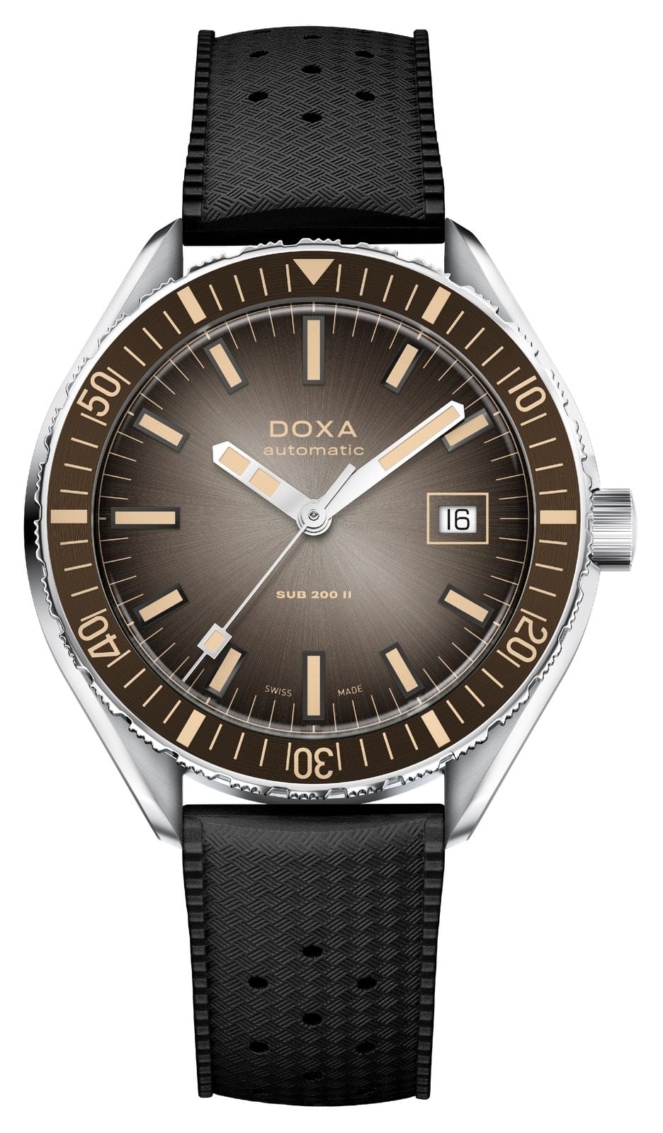 DOXA Sub 200 II Sharkhunter Vintage (44 mm) cadran gris dÃ© montre-image-211251
