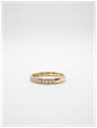 0.33ct Natural Diamond 9ct Yellow Gold Channel Set Ring HET100023 - vista alternativa 2