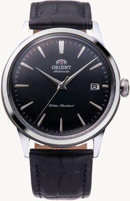Orient Bambino Mechanical (38mm) Black Dial / Black Leather RA-AC0M02B10B