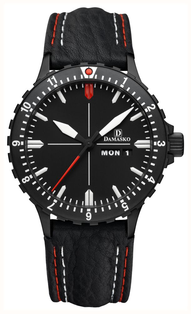 Damasko DK44 Day/Date Automatic TOP (40mm) Black Dial Black