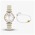 Coach Ladies Cary White Dial Two Tone Bracelet Watch & Two Tone C Bracelet Gift Set 14000140