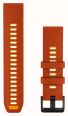 Garmin QuickFit Bands (22mm) Autumn Orange/Spark Orange Silicone with Black Hardware - Strap Only 010-14507-03