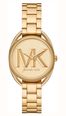 Michael Kors Leia Women's Gold Tone Dial Gold Tone Stainless Steel Bracelet MK7677