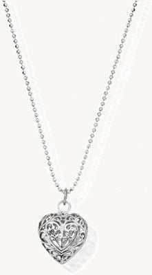 ChloBo Diamond Cut Chain | With Filigree Heart | Pendant | Approx 65 cm SCDC1050