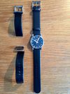 Customer picture of Mondaine Genuine Leather Black Strap Only 18mm FE311820Q