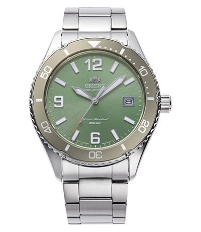 Orient Solar Sports Diver 399mm Pistachio Green Dial  Watch