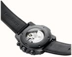 Luminox Master Carbon SEAL Auto Chrono 3880 Series (45mm) Black Dial / Black Technical Matrix Leather Strap Watch XS.3881 - vista alternativa 4