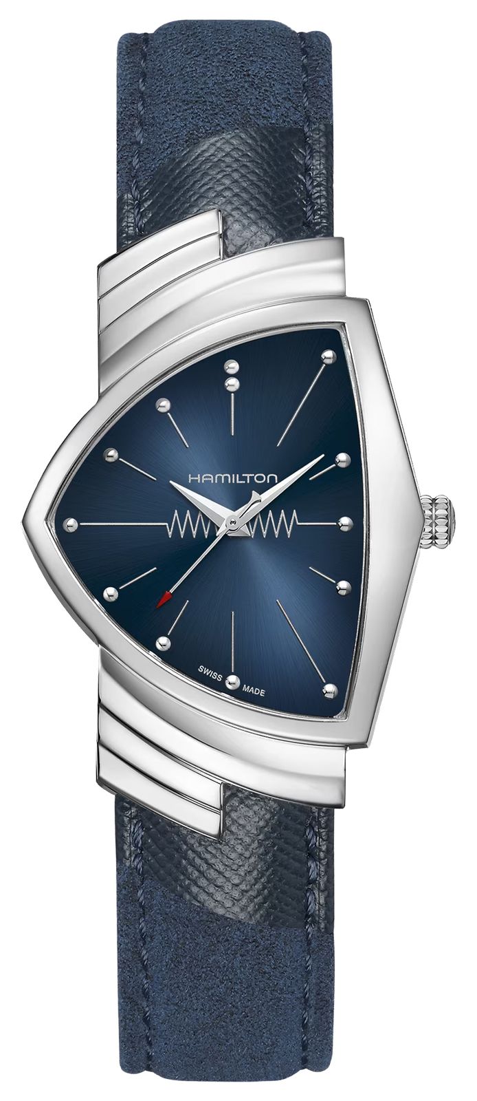 Hamilton Quartz Ventura (32,3 mm) cadran bleu / bracelet montre