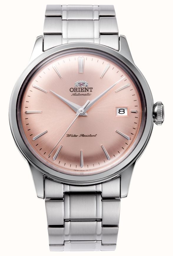 Orient Bambino Automatic 38mm Copper Dial Stainless Steel Bracelet RA AC0M11Y30B First Class Watches USA