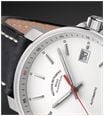 Mühle Glashütte 29er Automatic (36.6mm) White Dial / Black Leather Strap M1-25-21-LB - alternate view 5