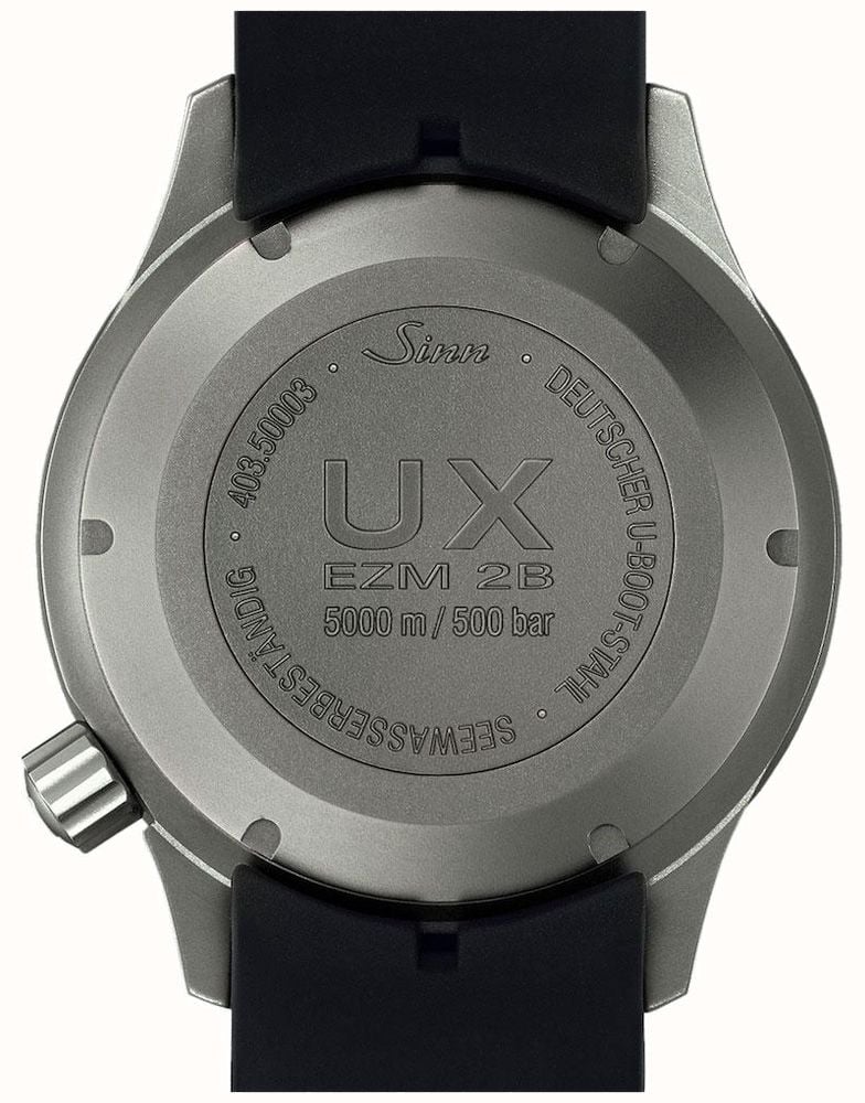 Sinn UX EZM 2B Rubber Strap 403.030 RUBBER - First Class Sinn UX EZM 2B Rubber Strap 403.030 RUBBER - First Class