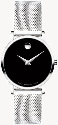 Movado Women's Museum Stainless Steel Mesh Bracelet 0607220