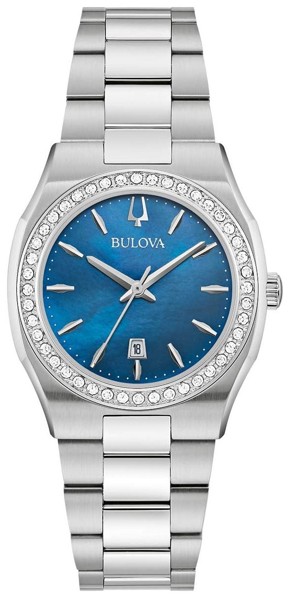 Bulova femme Surveyor (31 mm) cadran en nacre bleue montre