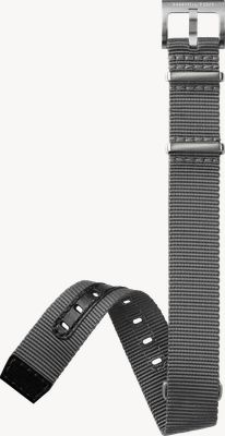 Hamilton Straps Khaki luchtvaartgrijze nato-band - 18 mm (alleen band) H690764105