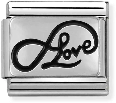 Nomination Classic Infinity Love Sterling Silver & Steel Charm 330102/07
