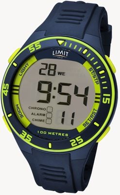 Limit Men's Mens Sport Active Navy Strap Digital Dial 5574