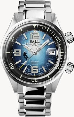 Ball Watch Company エンジニアマスターII オートマチック（42mm）ブルーオーシャンダイバーダイヤル／ステンレススチールブレスレット DM2280A-S8-BE
