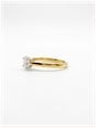 0.50ct Oval Natural Diamond 18ct Yellow Gold Solitaire Ring J93634 - vue alternative 2