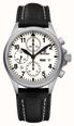 Damasko DC57 Chronograph TOP Automatic (40mm) Luminova C1 White Dial / Black Leather Strap SW10060.11