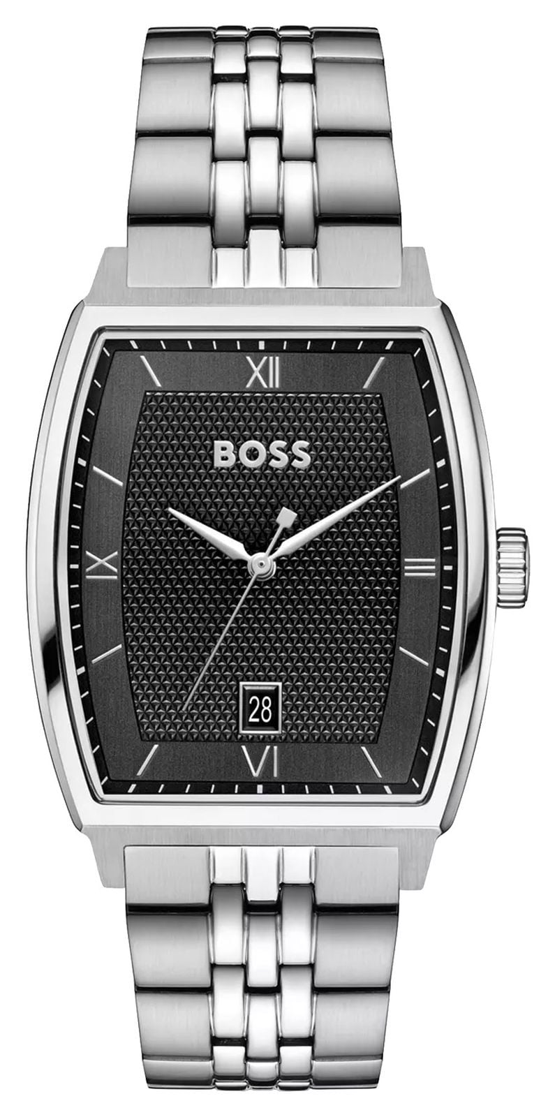 BOSS Principle arc quartz (34mm) cadran noir / bracelet en montre