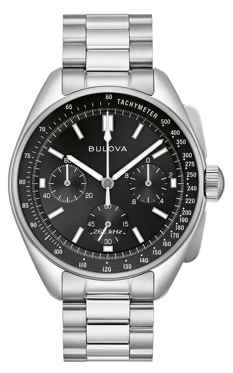 Bulova Ensemble chronographe pilote lunaire (43,5 mm) cadran montre